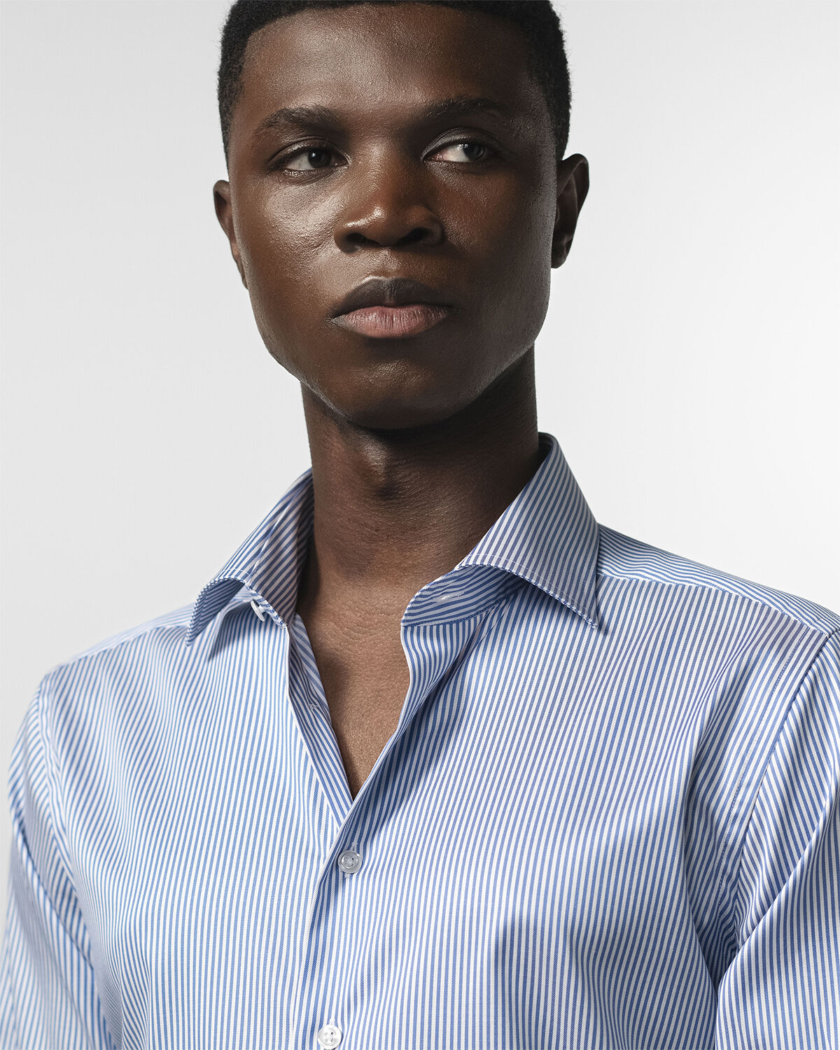 The Lawyer 4. 0 | Mid blue stripe | Slim fit