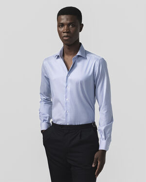 The Lawyer 4. 0 | Mid blue stripe | Slim fit