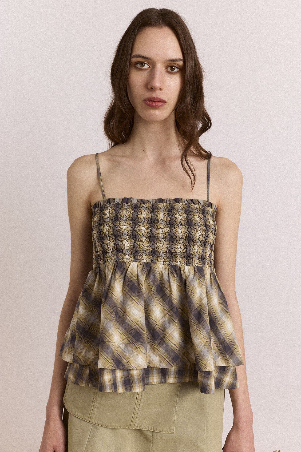 AZALEA CAMI - CARDAMON CHECK MIXED