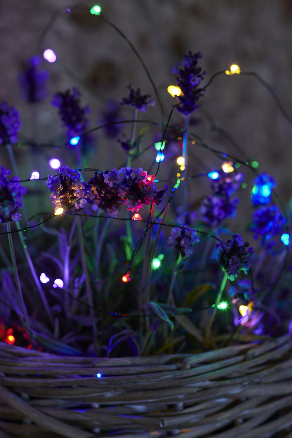 Knirke, 40L, Multi/Gr&oslash;n lysk&aelig;de