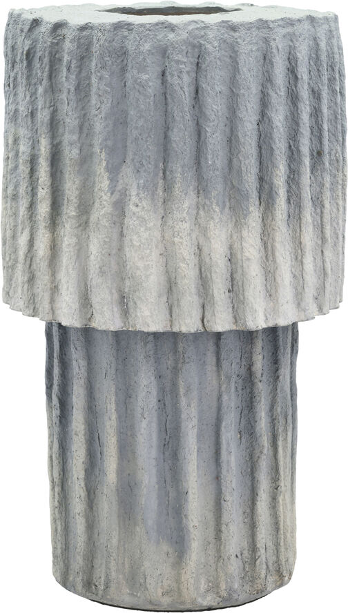 Lampe Styles 25 x 44 cm Blå Papmache
