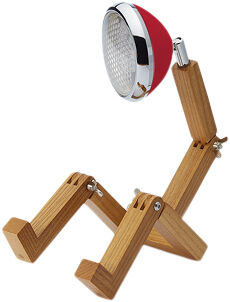 Mini Mr. Wattson Table Lamp, 5V, USB, G4 LED, Ash - Flash Re