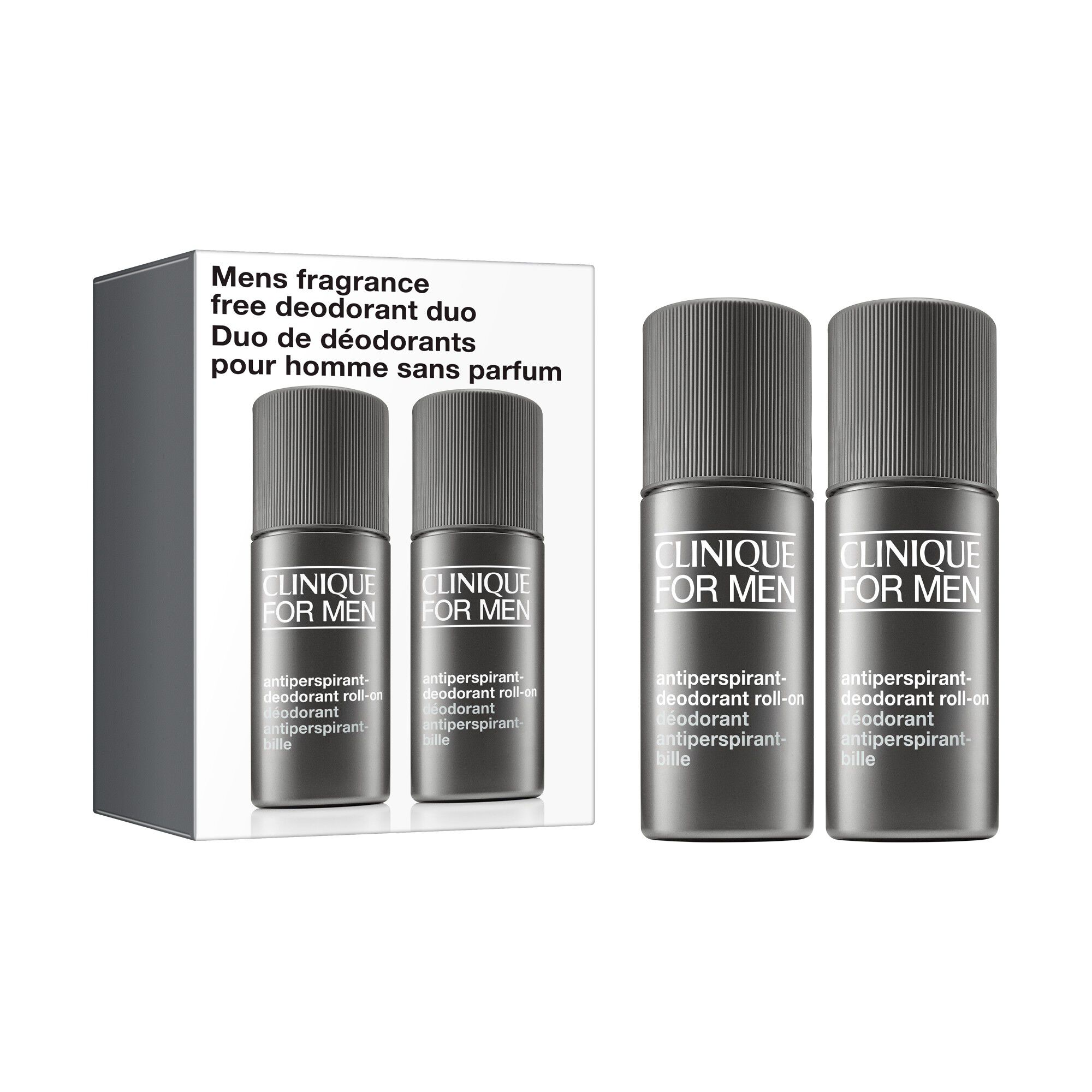 Mens Fragrance Free Deoderant Duo Set