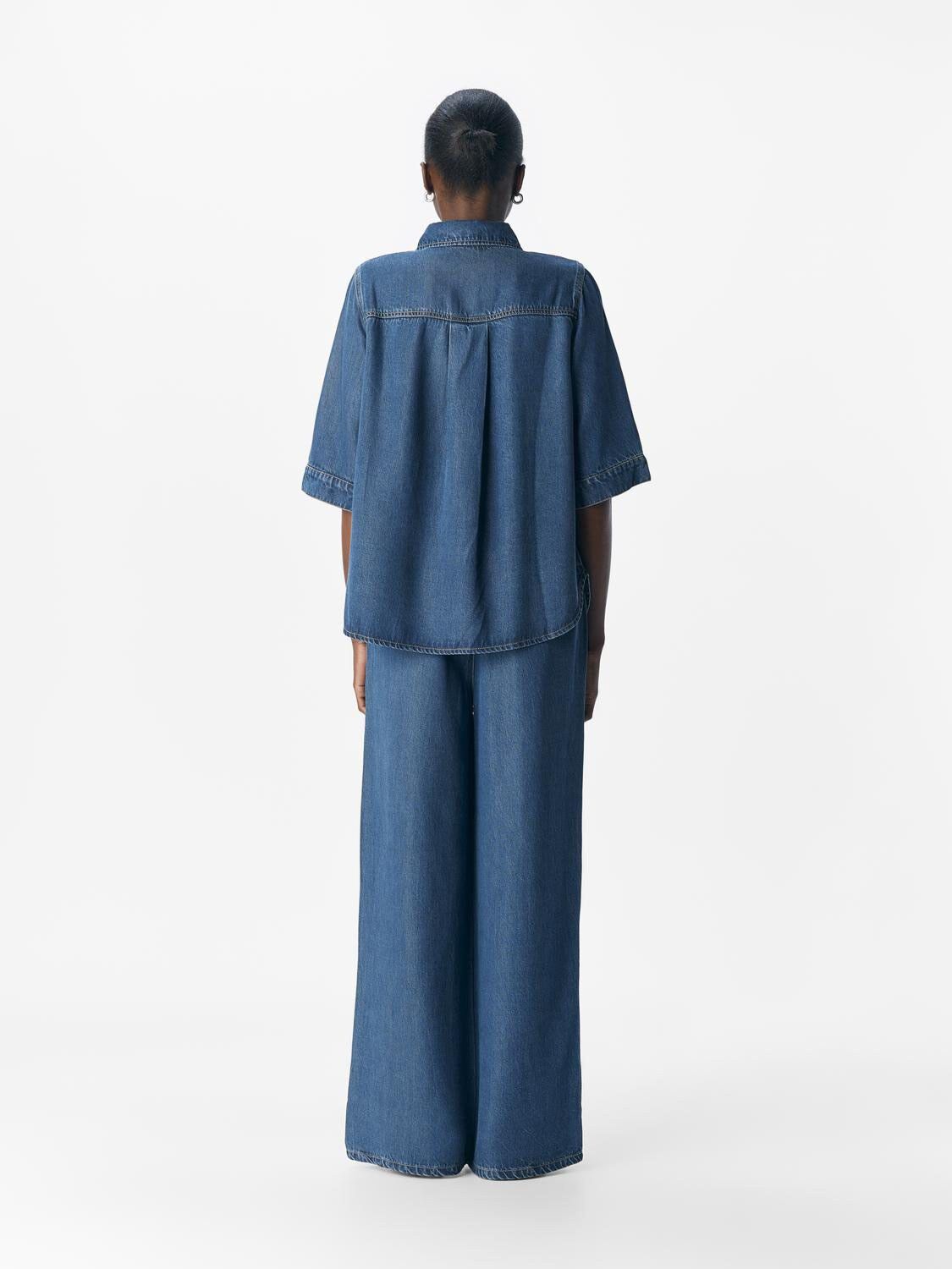 OBJFRAME 2/4 RE DENIM TOP NOOS