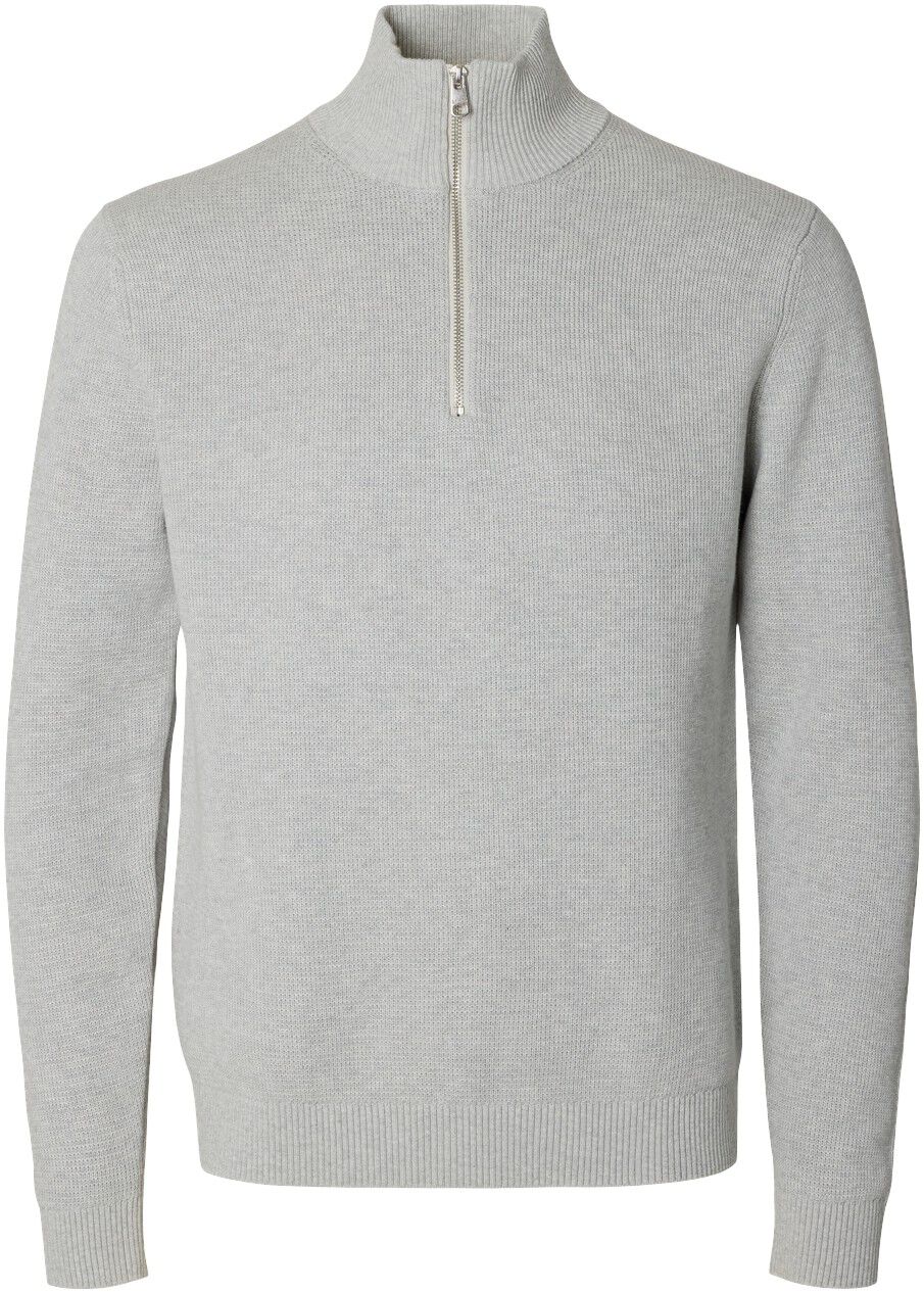SLHDANE LS KNIT STRUCTURE HALF ZIP