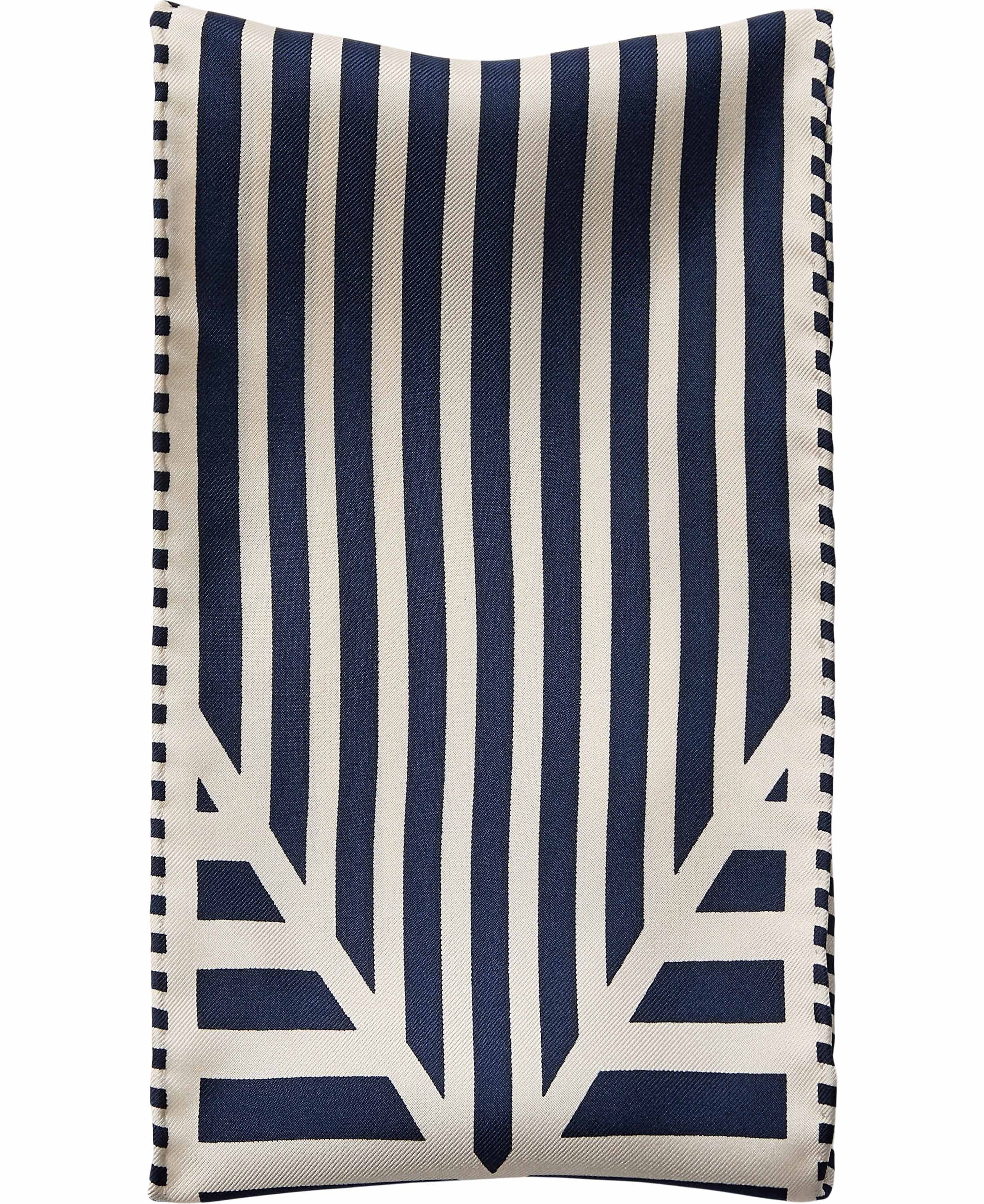 Geometric Scarf 100% Silk - 80x10cm