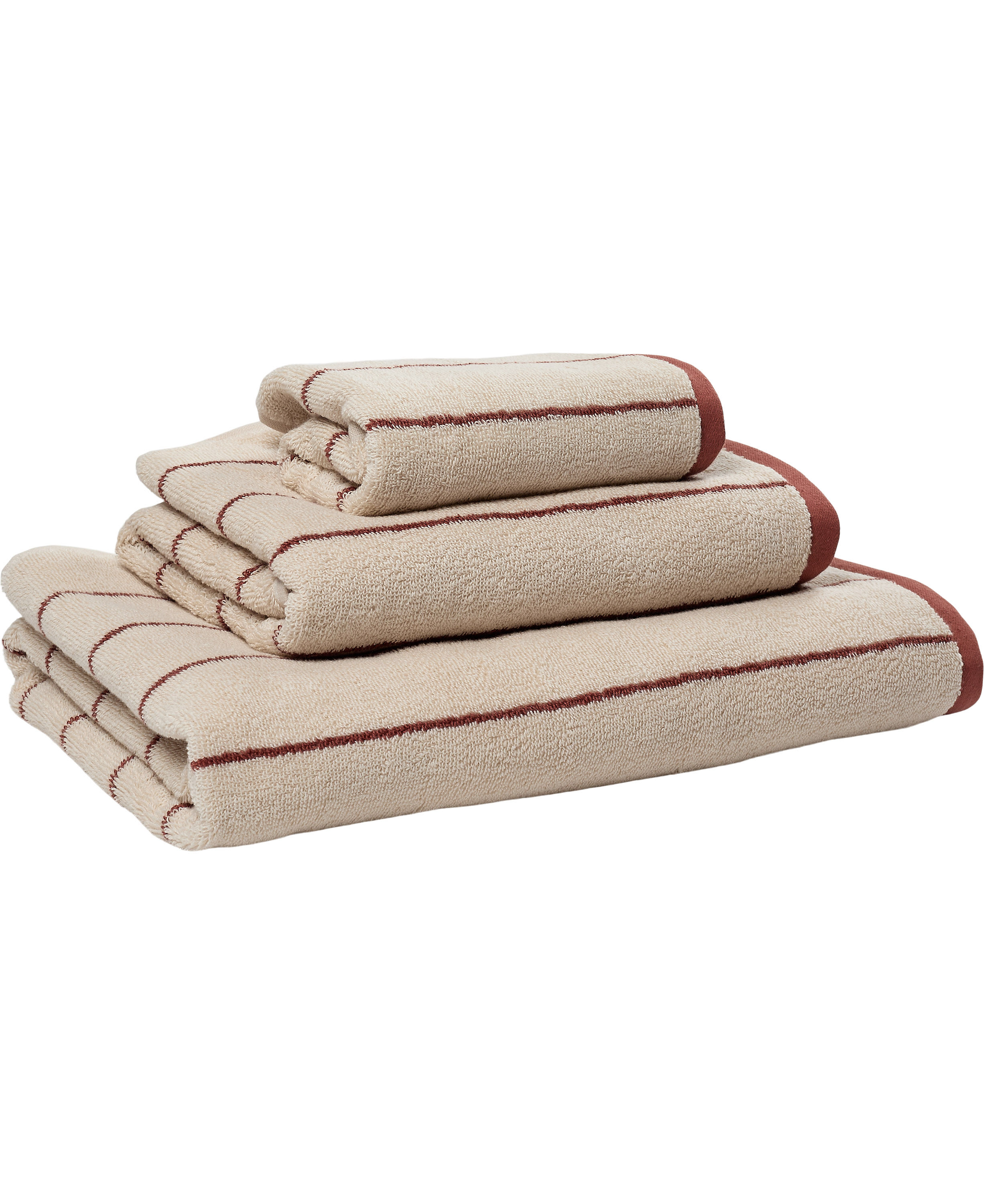 Stripe GOTS Baked clay