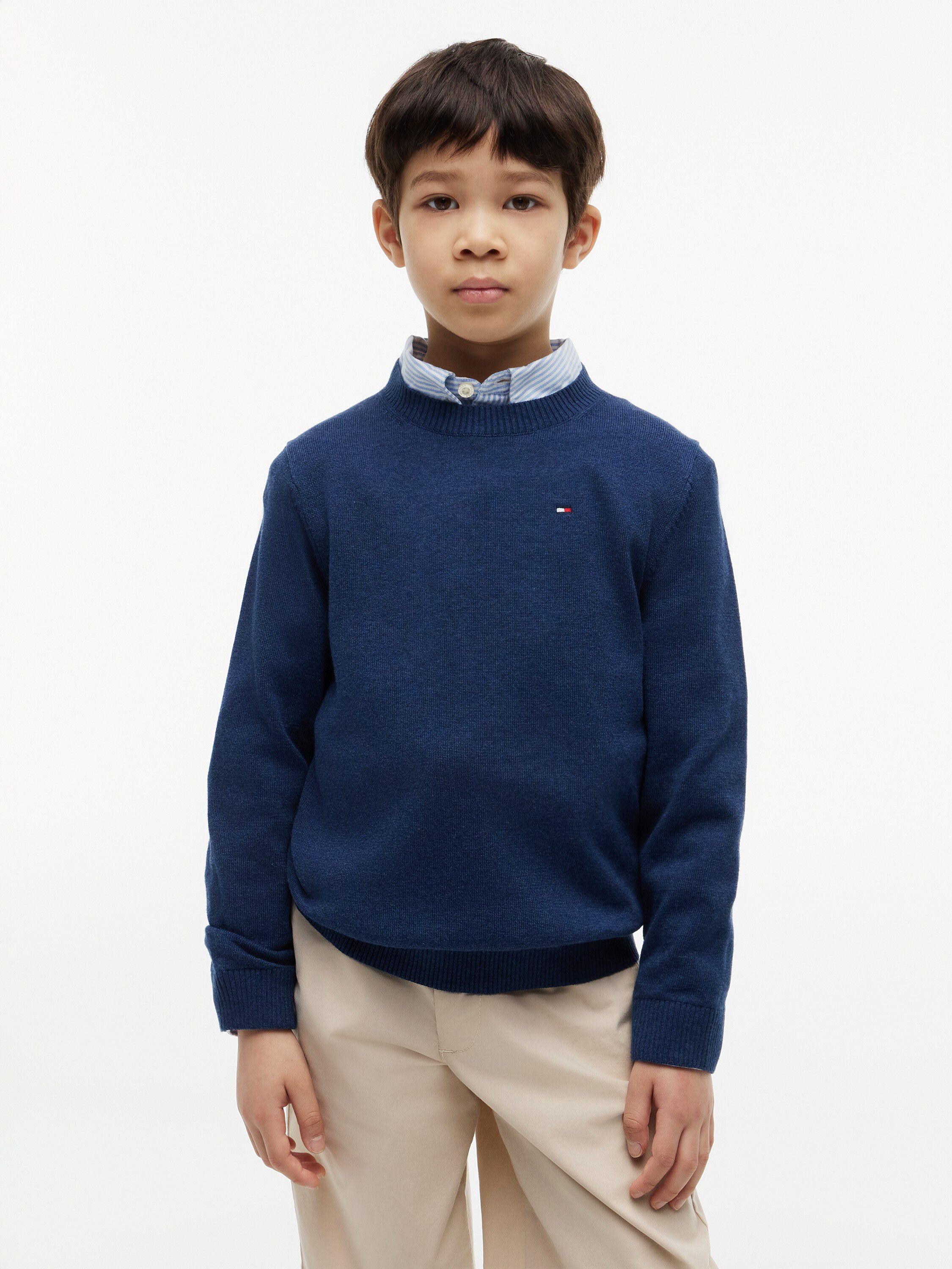 CREW NECK SWEATER LS