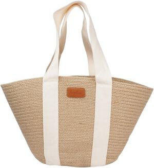 PEPPINO - JUTE BAG WITH COTTON HANDLES 45 X 40 CM