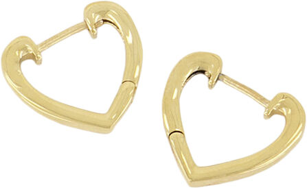 Open heart earrings