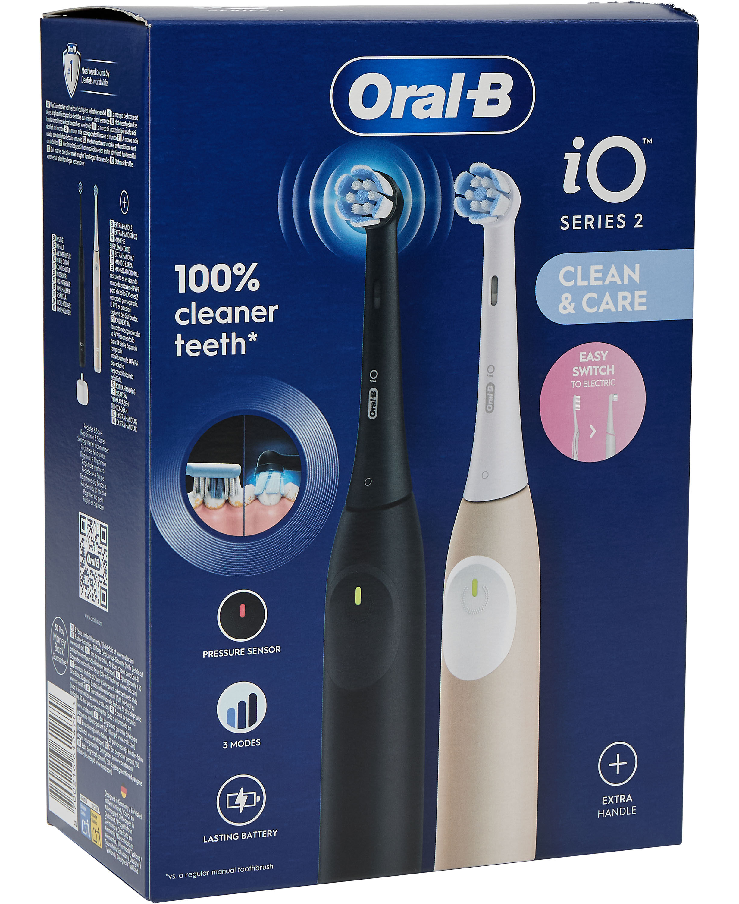 Oral-B iO Series 2 Night Black/Calm Pink DUO