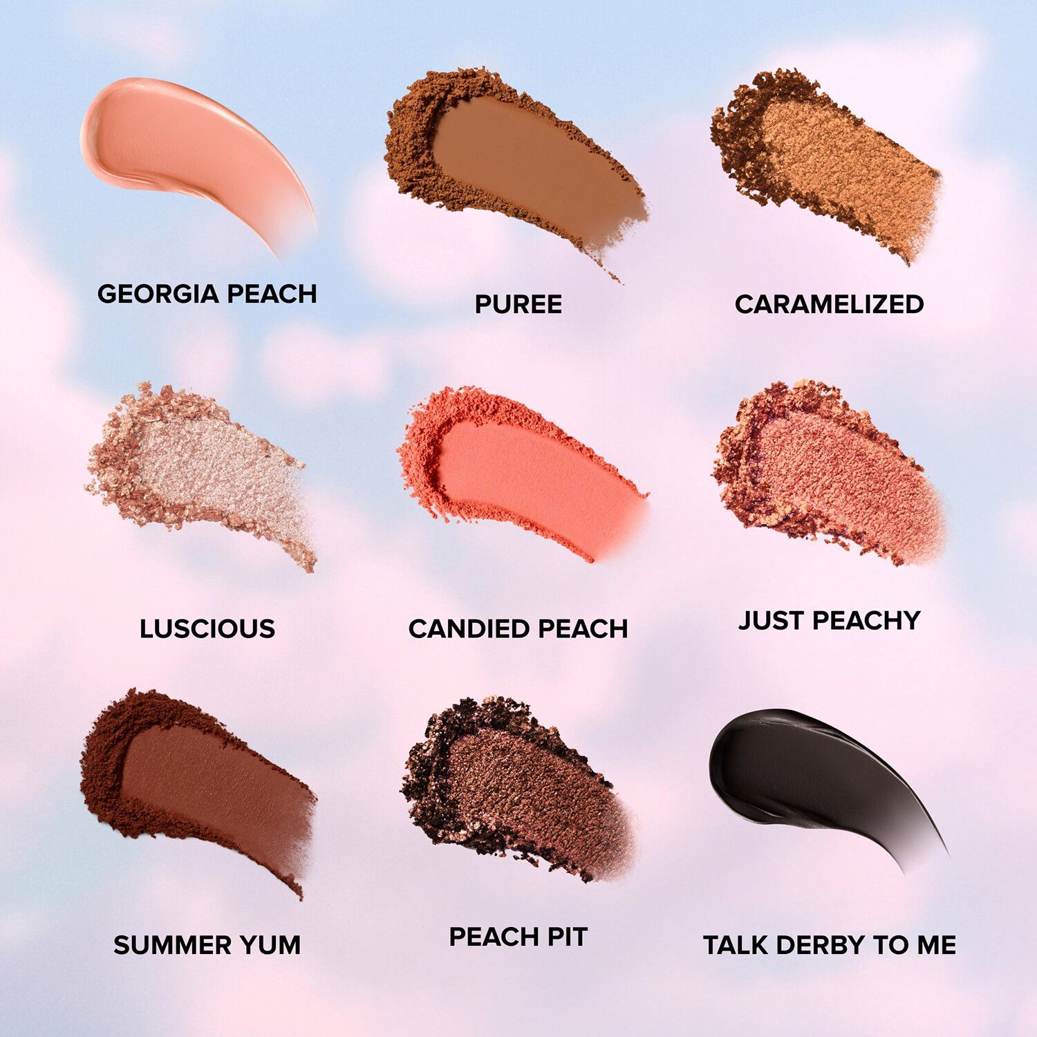 Sweet Peach Eye Shadow Palette - &Oslash;jenskyggepalette