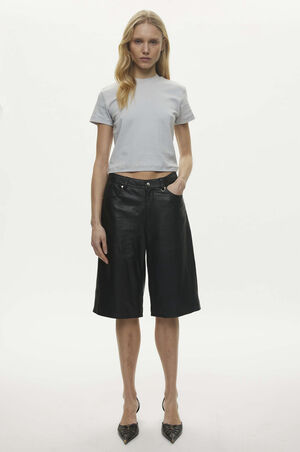 Deep Leather Shorts
