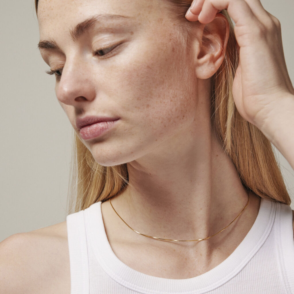 Necklace, Box Chain 0,85 mm