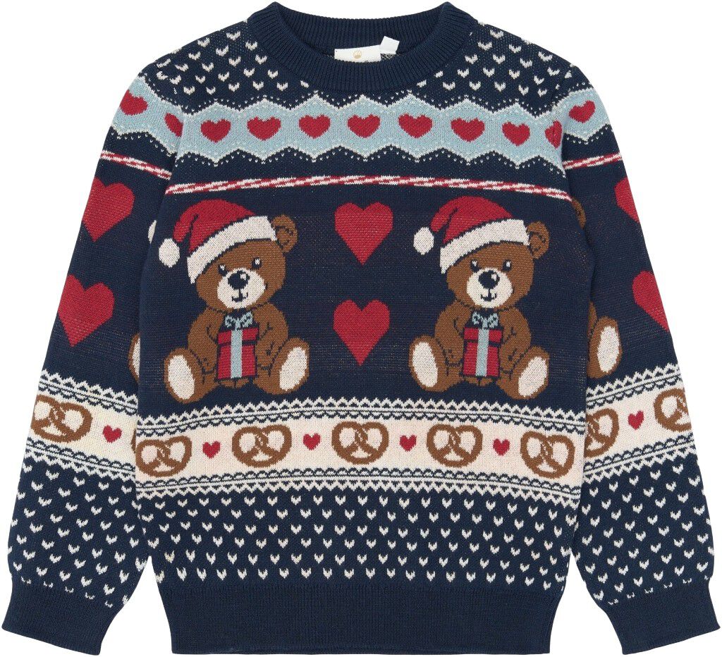 Pullover med Jacquard i julen