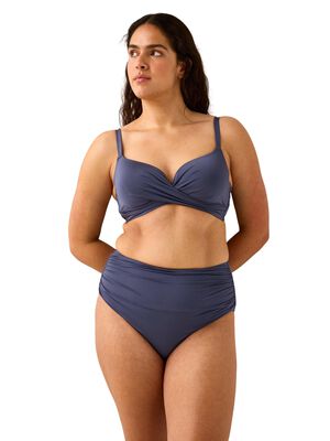 Bikini bottom with gathered details