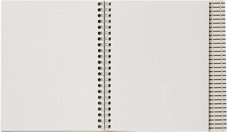 NELA Wirebound Spiral Notebook - Medium, grøn