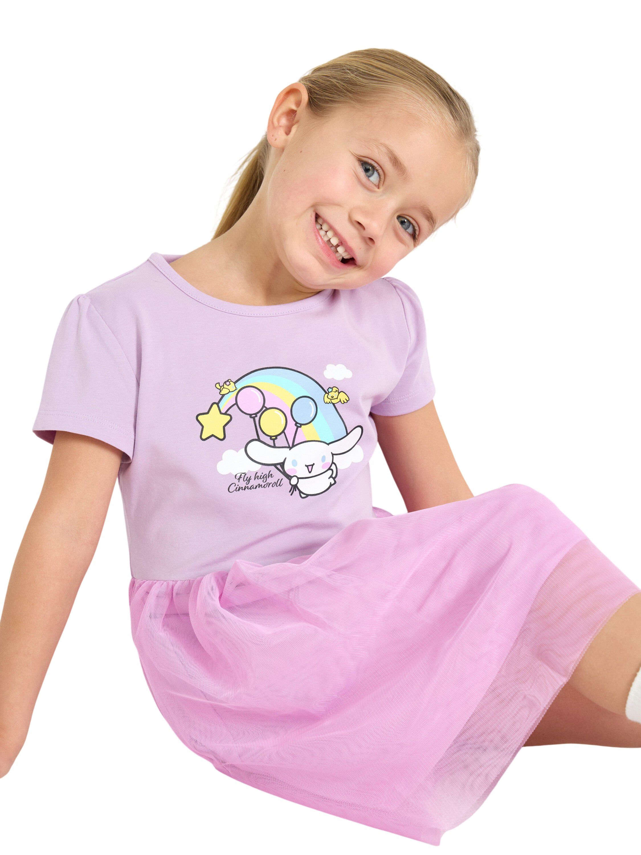 Soft dress in jersey with short sle