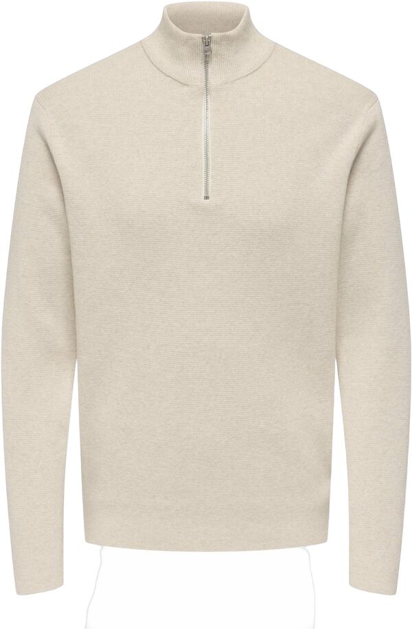 Onsting Life Reg Half Zip Knit Noos