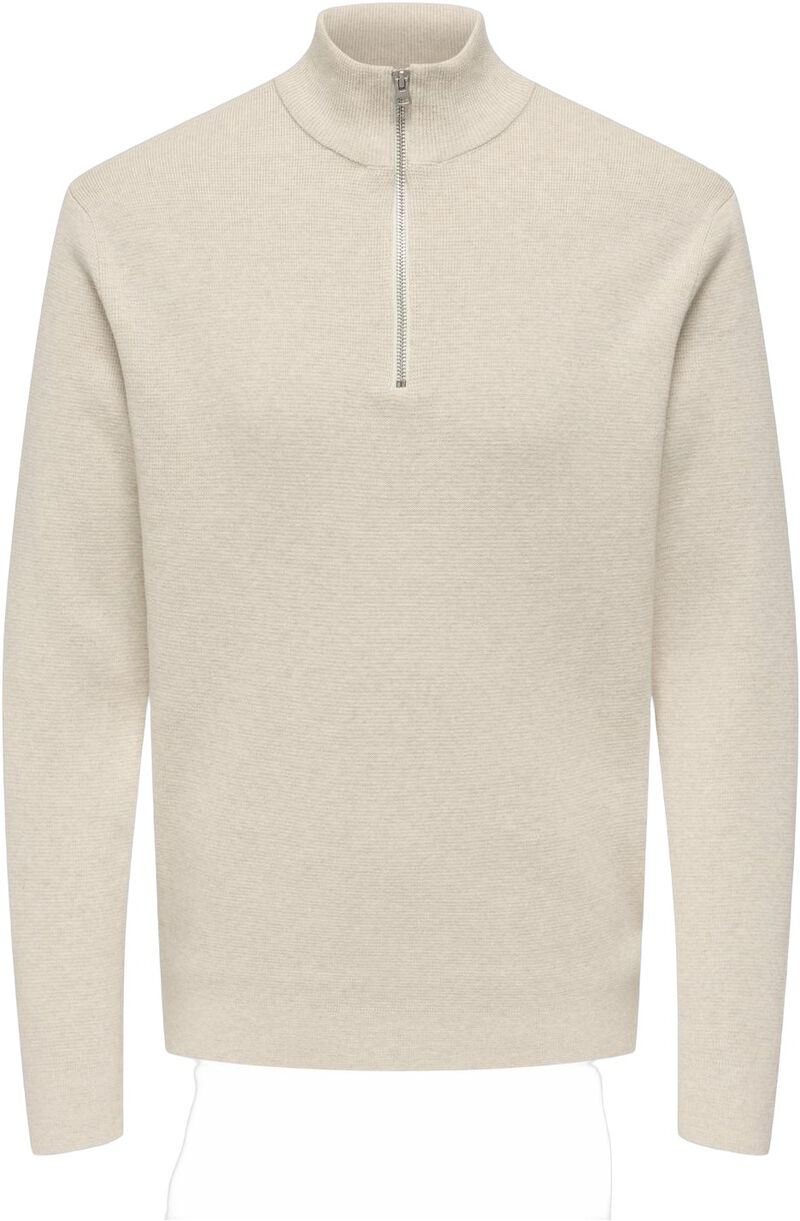 Onsting Life Reg Half Zip Knit Noos