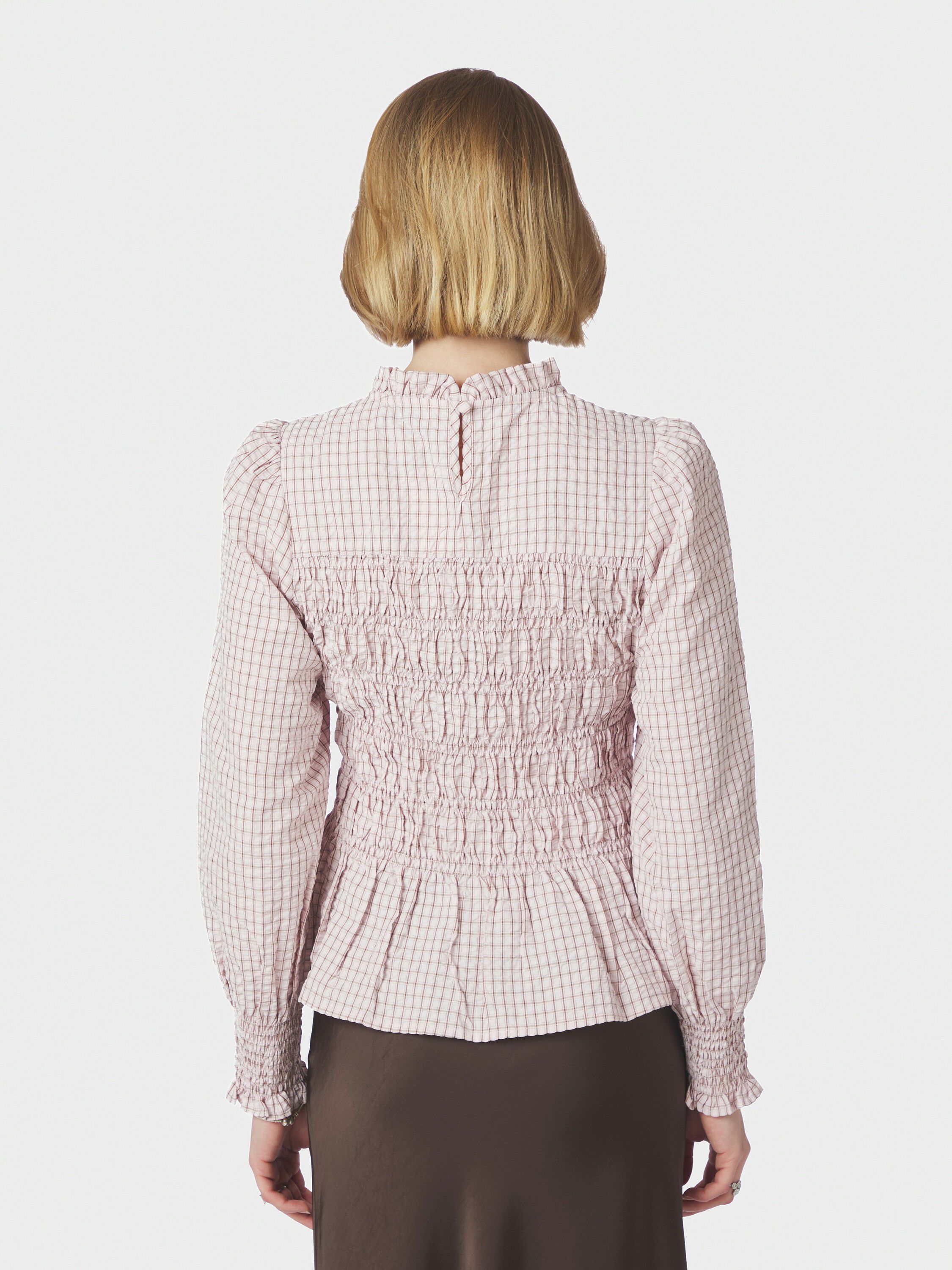 Possa Mini Check Blouse