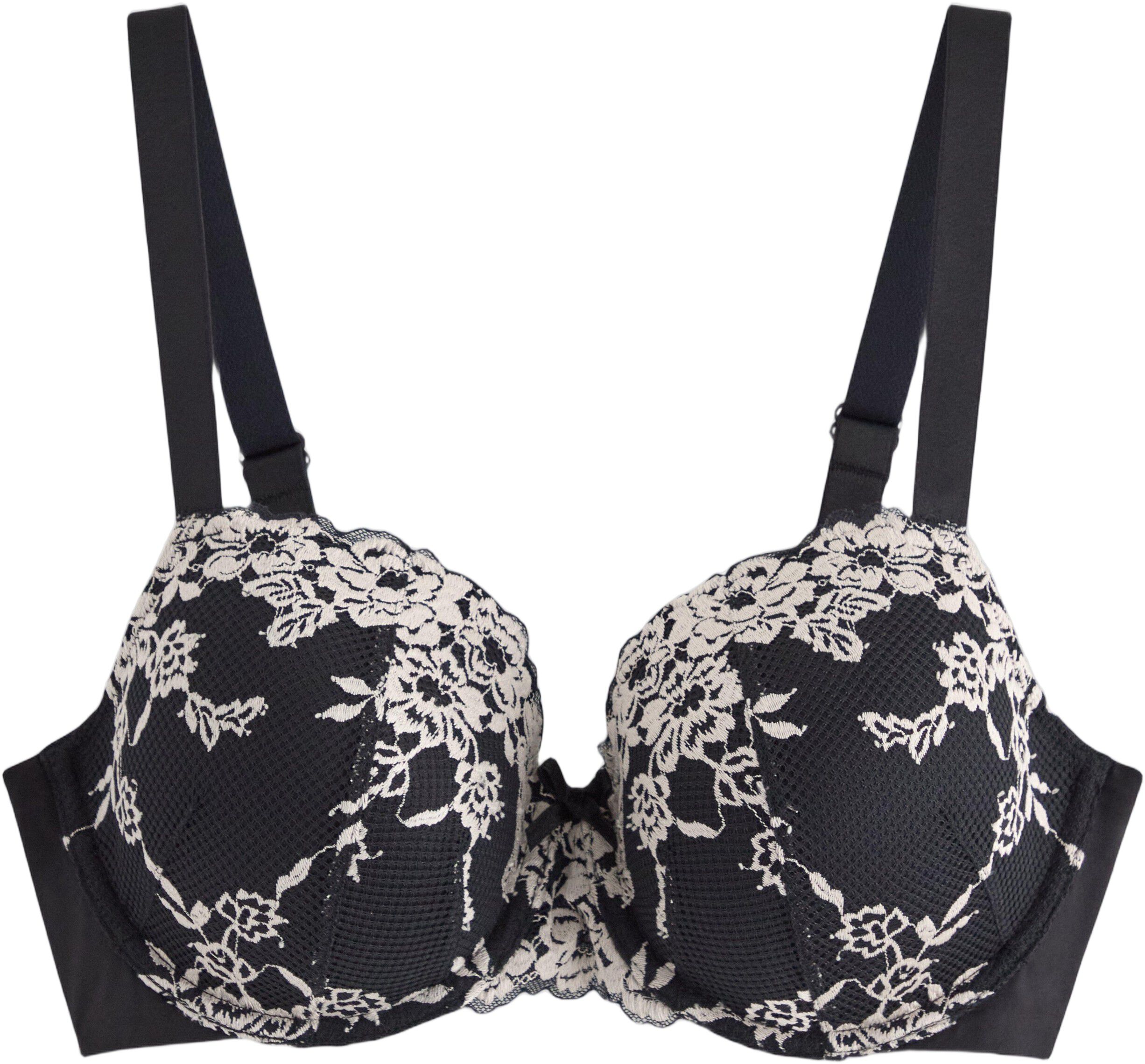 Bekv&auml;m vadderad t-shirt-bh med spe