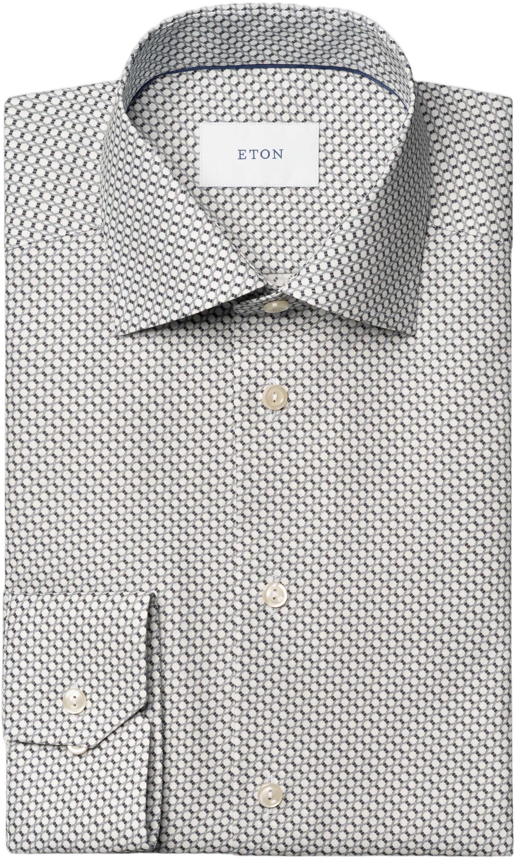 Contemporary Fit Geometric Twill Shirt
