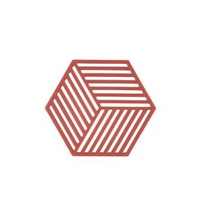 Bordskåner Hexagon Burned Red