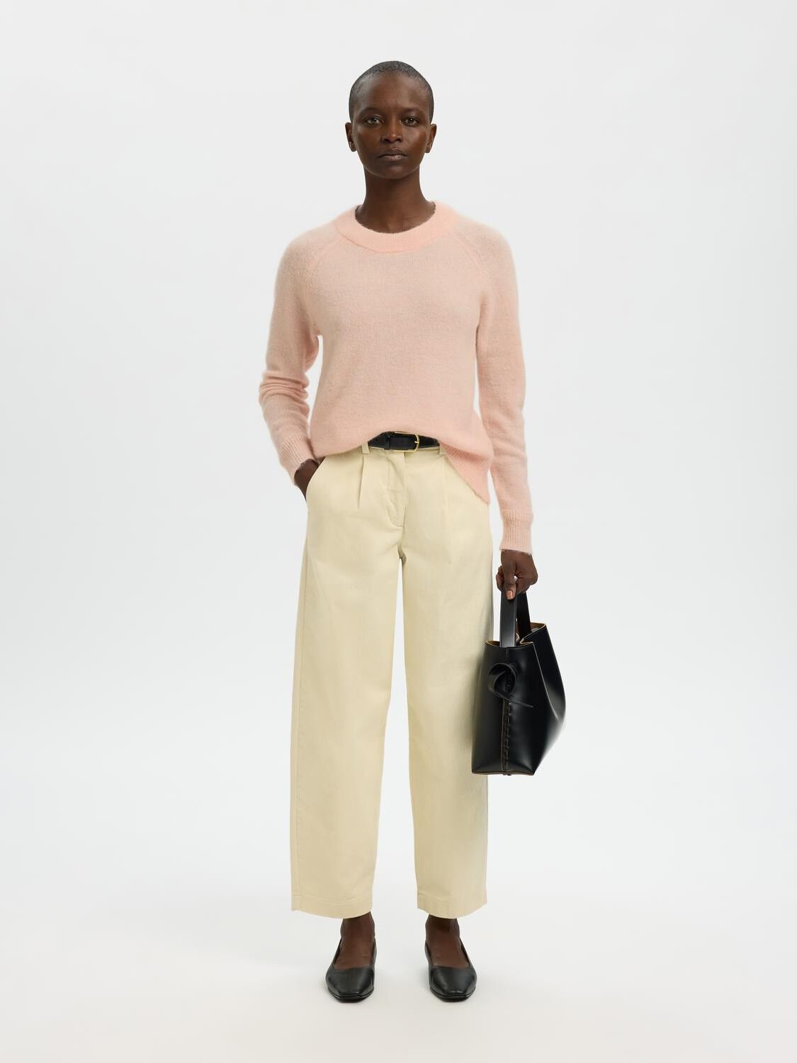 SLFLULU LS KNIT O-NECK NOOS