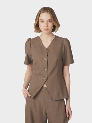 Jules Pinstripe Blouse