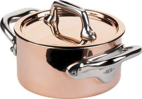 Gryde med l&aring;g mini 30 cl Kobber/St&aring;l