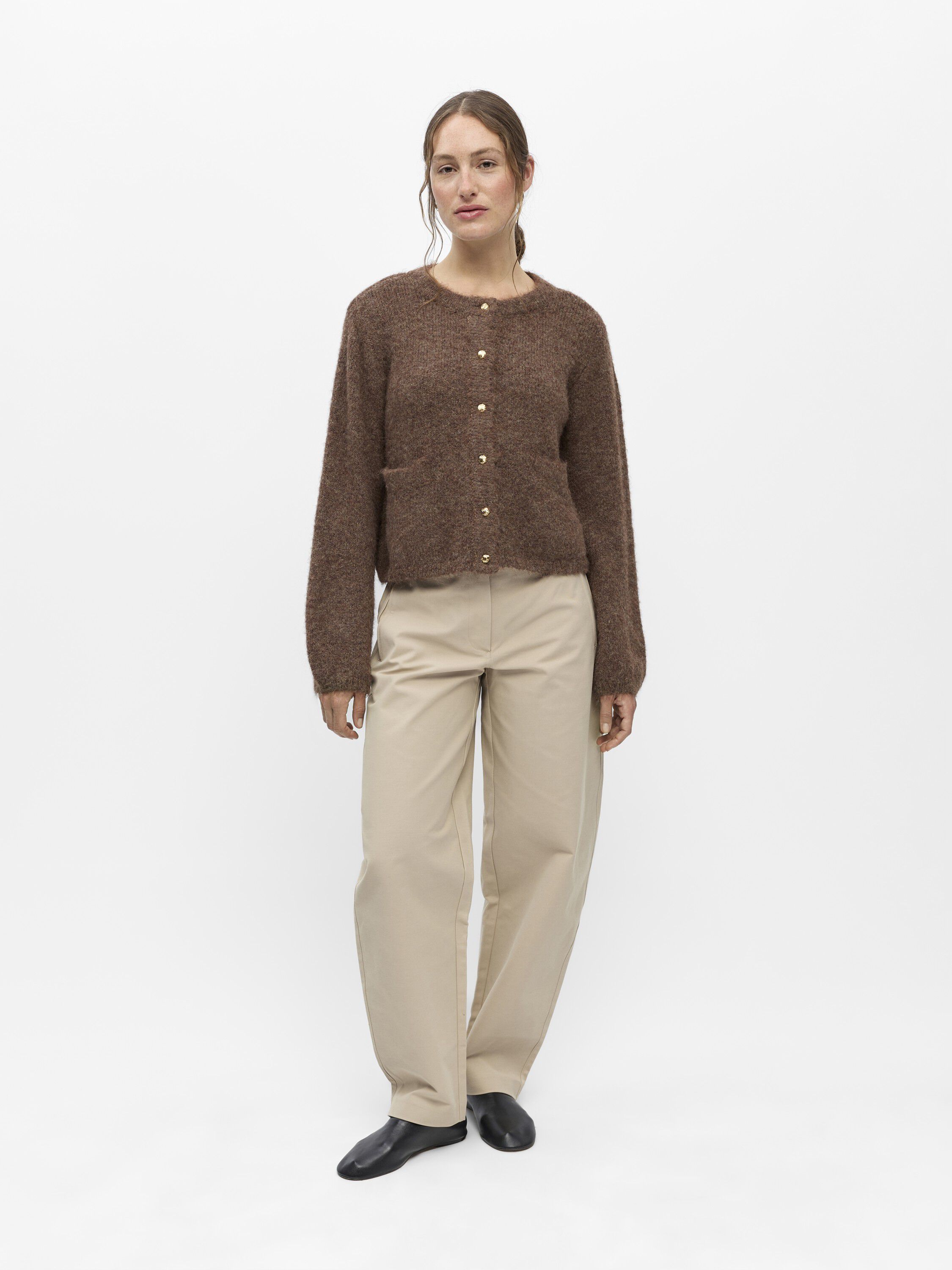 Objsaggia Re L/S Knit Cardigan Noos