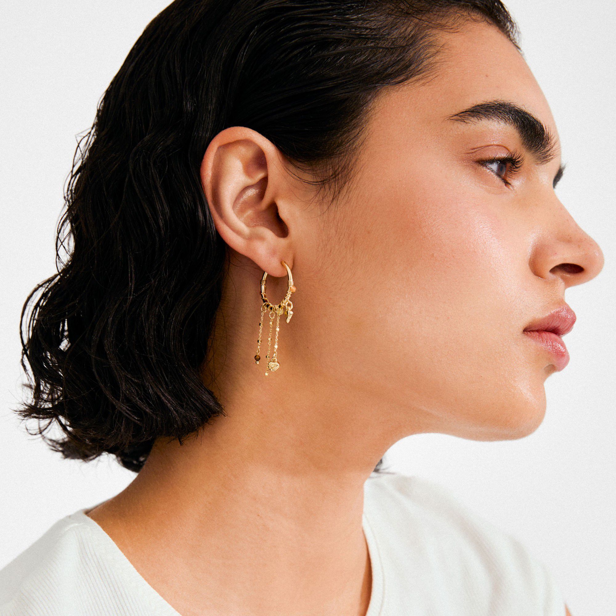 MYLAN &oslash;reringe guldbelagt