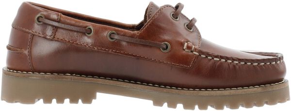 CASLENA Boat Shoe Pull Up Leather