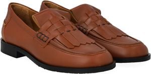 Loafer med flet detalje