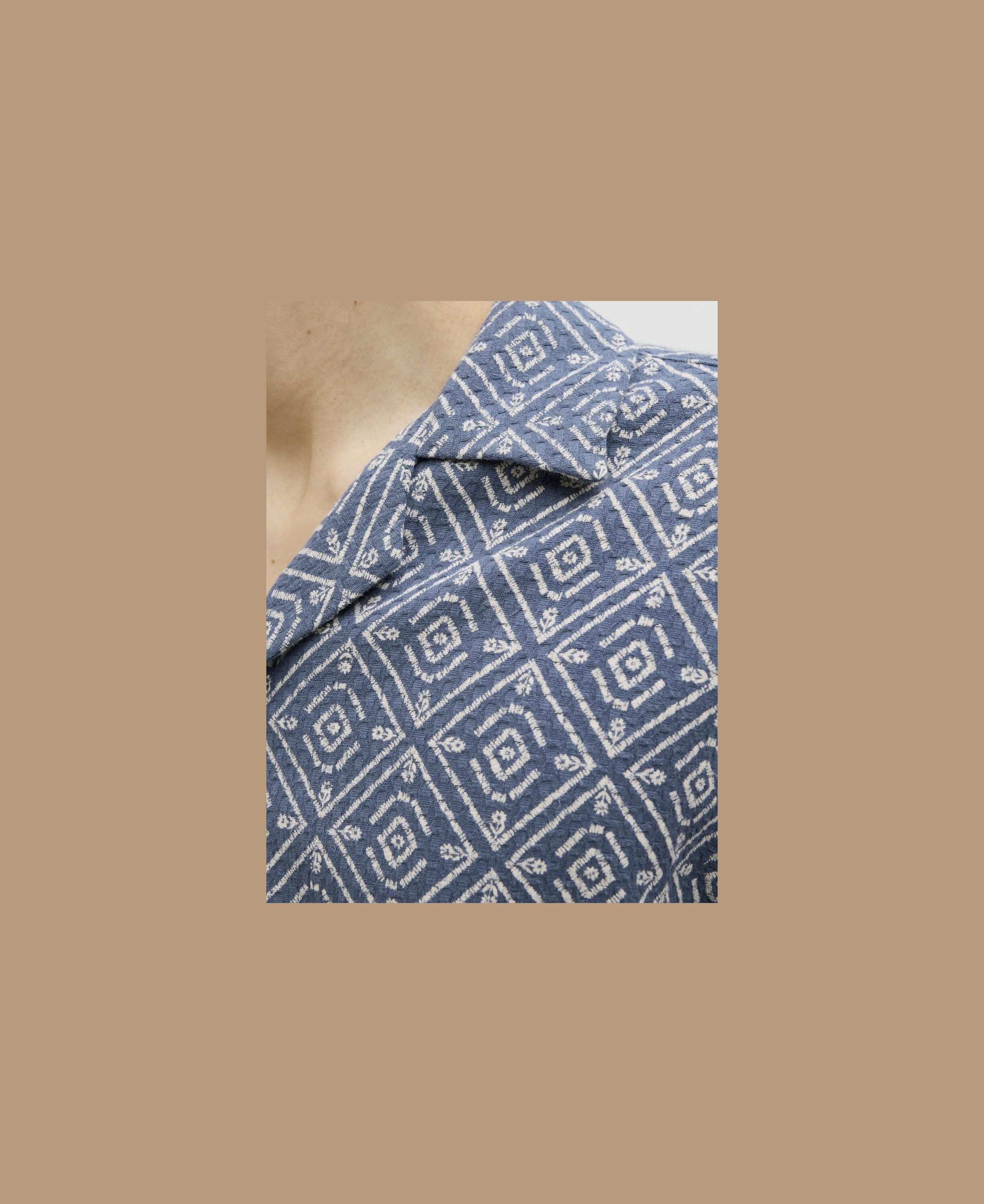 JPRBLUVINCENT PRINT RESORT S/S SHIR