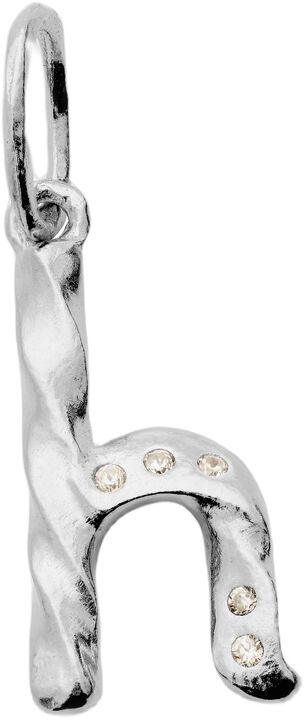 Alphabet Pendant Silver