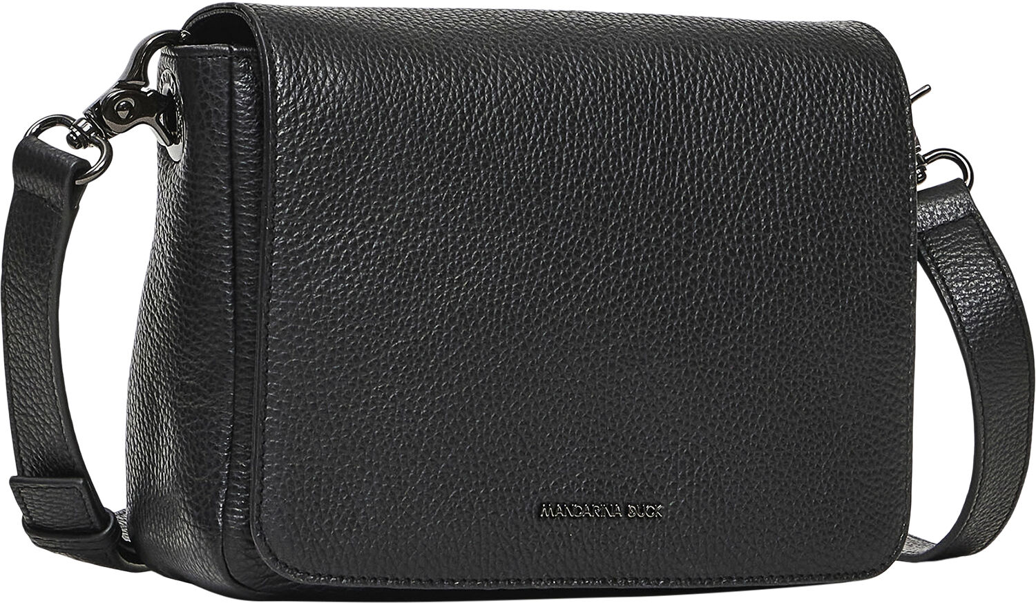 MELLOW LEATHER HUNTING BAG / NERO