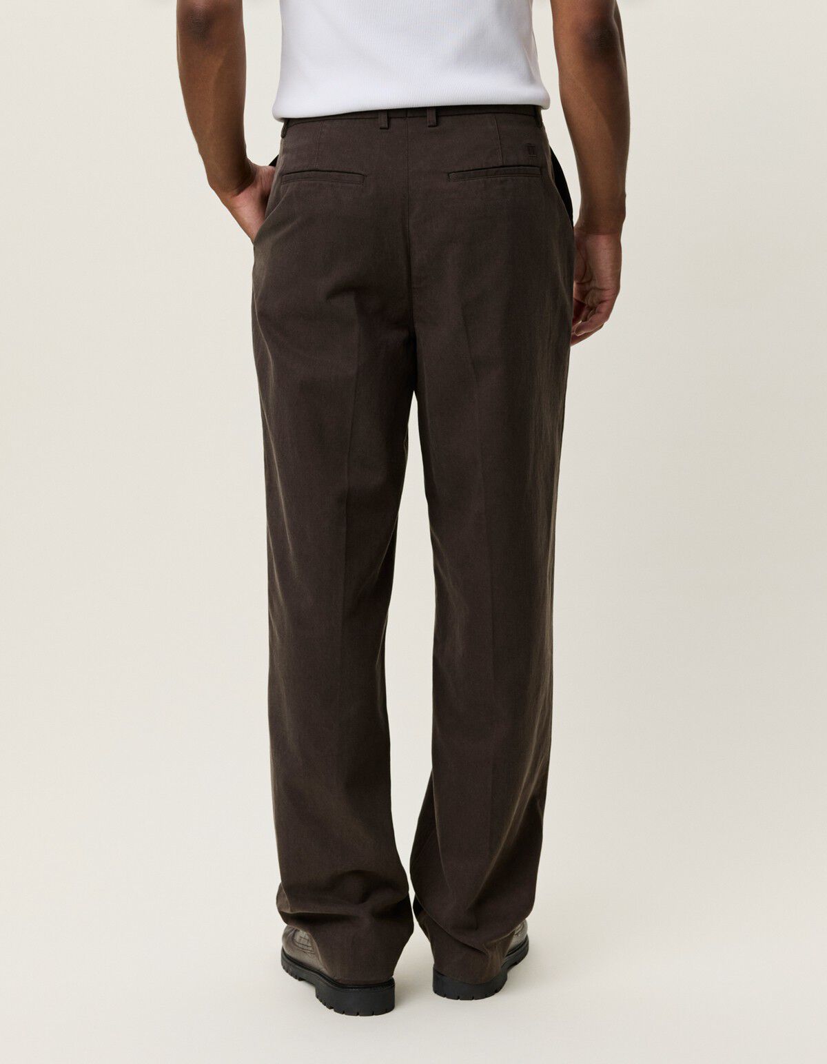 Soft Twill Tailored Pants