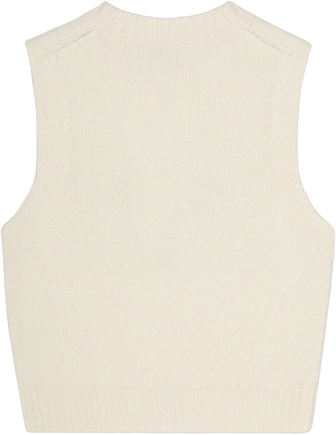 Graphic Wool Mix Vest
