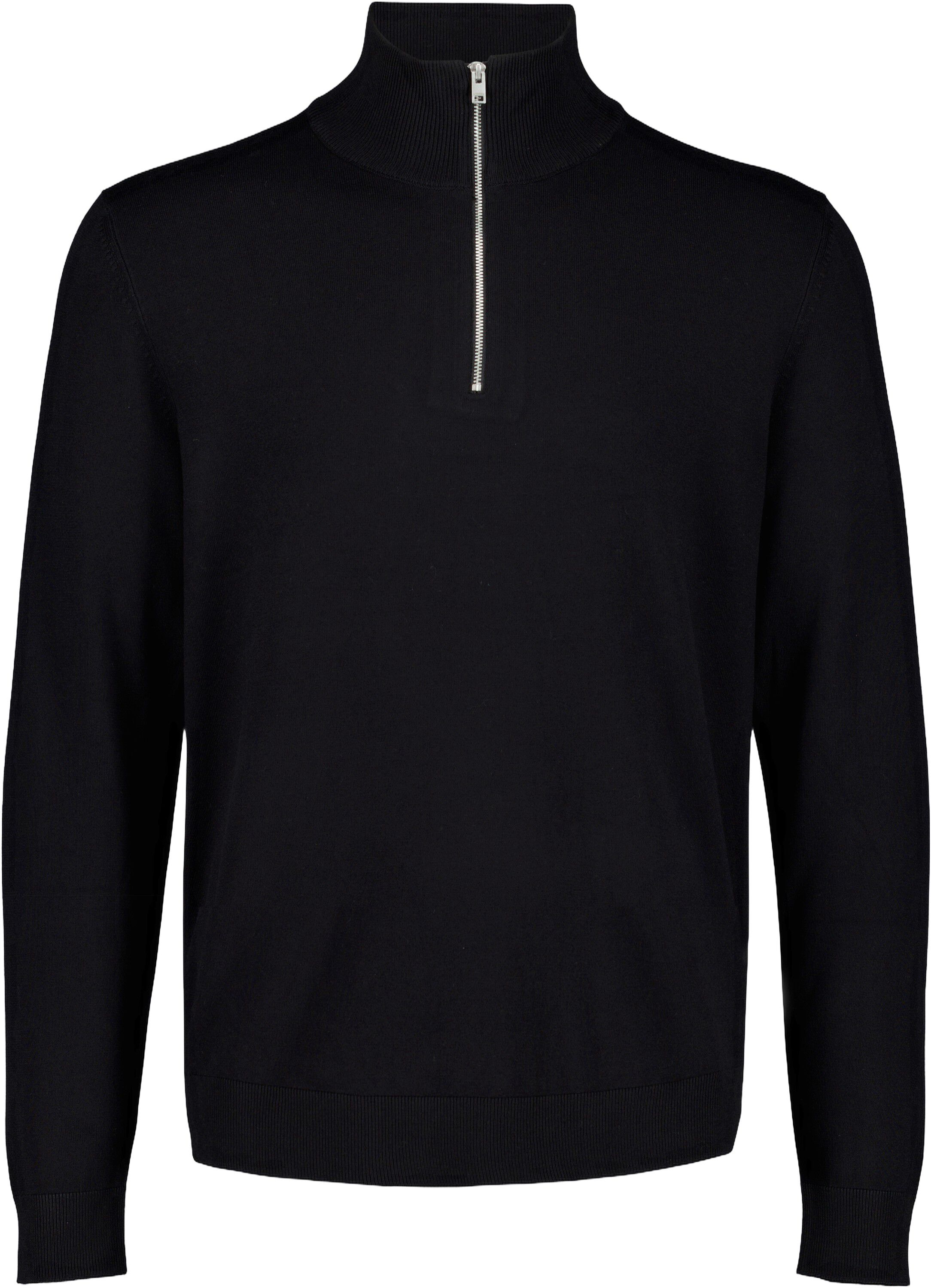 Soft viscose blend half zip