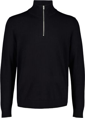 Soft viscose blend half zip