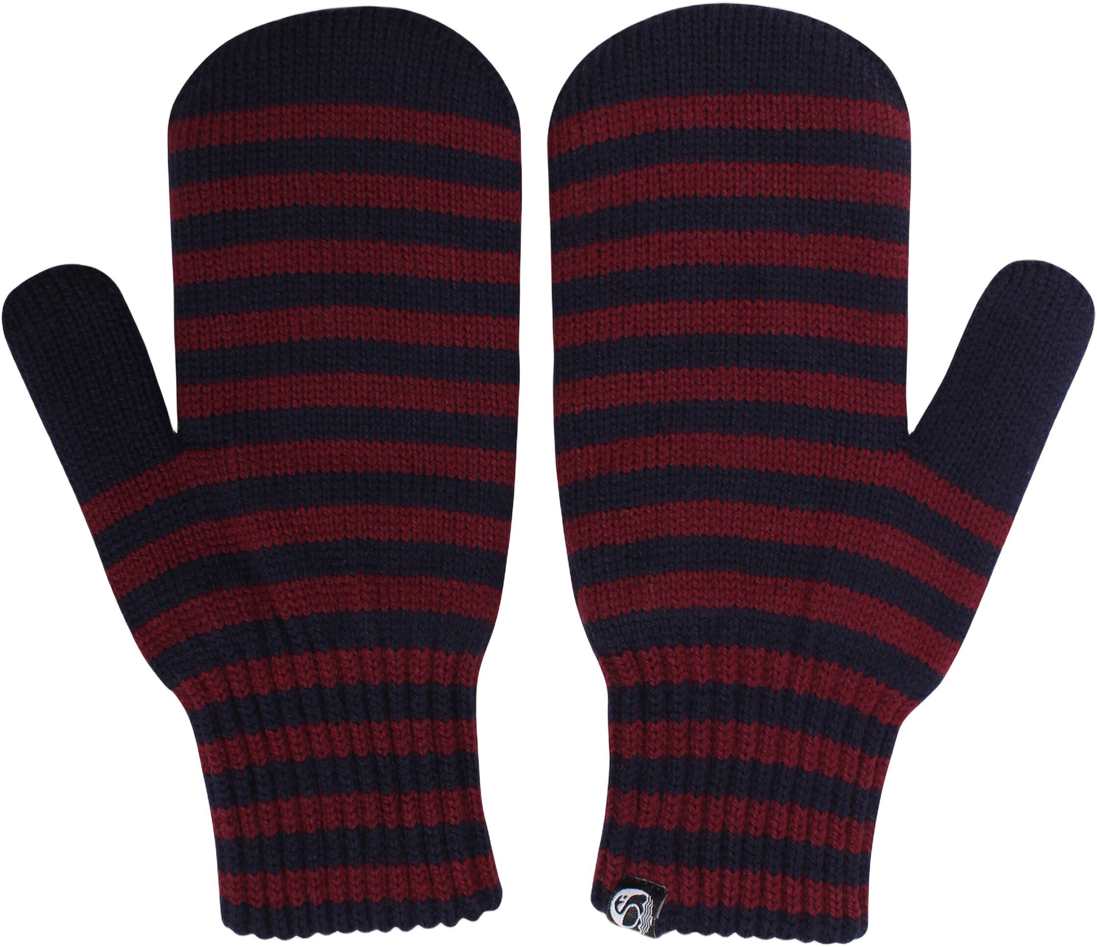 Danicebird Wool Mittens Dk Merlot/Dk Navy