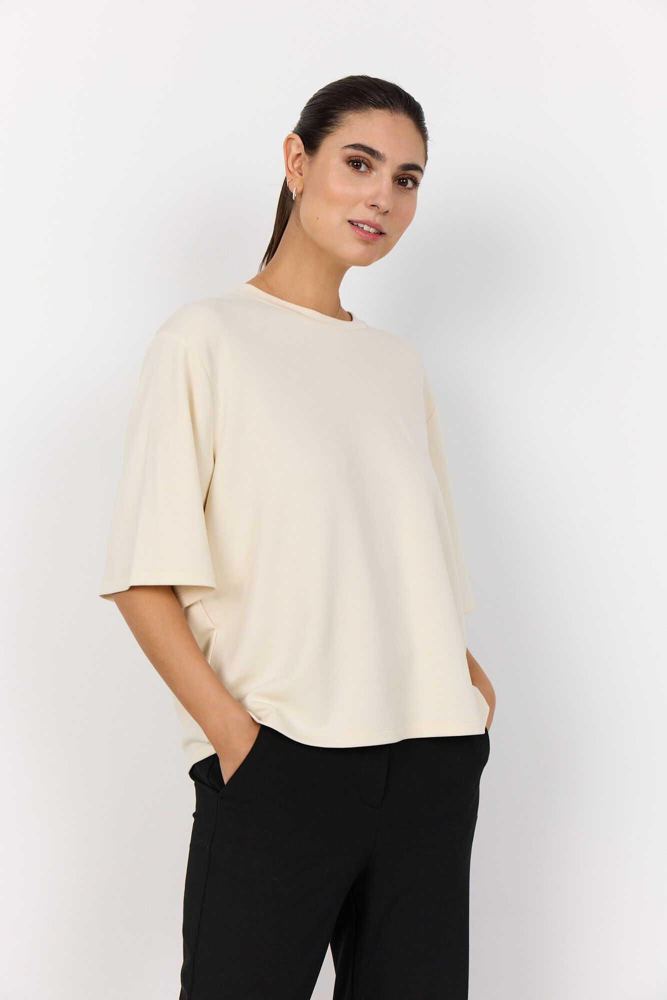 SC-BANU 231 T-shirt Creme