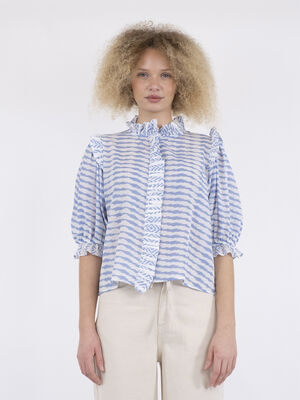 Chacha Graphic Blouse