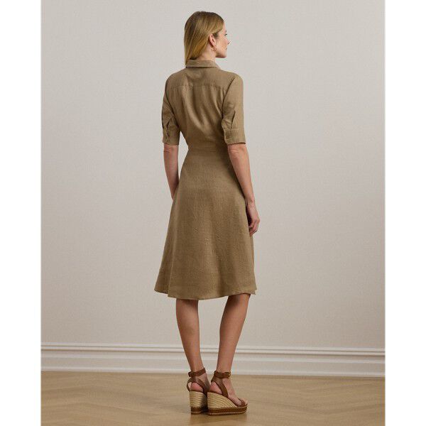 SOFT DRAPEY LINEN-DRESS