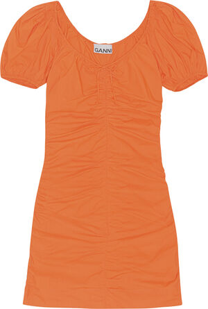 Cotton Poplin Minikjole