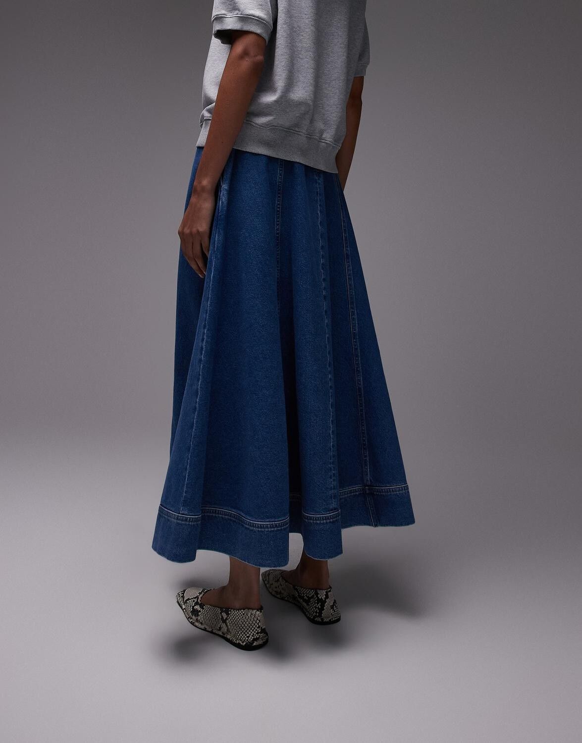 TSELINA HR ANKLE DNM SKIRT MB