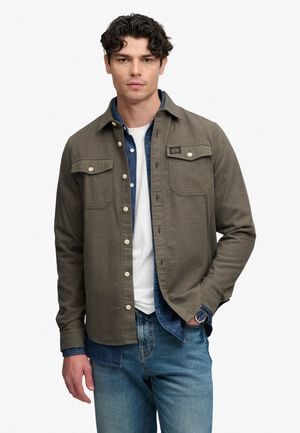 HERRINGBONE WORKWEAR SHIRT