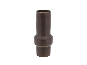Vase Rost 12x30cm Mørk brun Stentøj